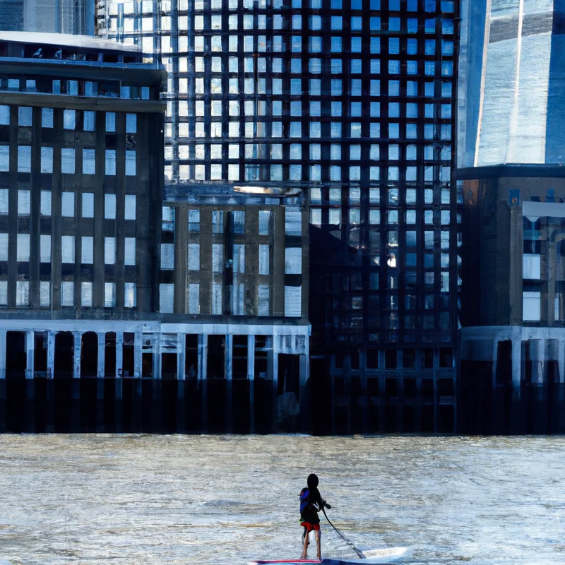 Paddleboarding on the Thames: Explore London standing on a board