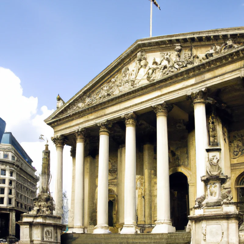 The Royal Exchange: Neoclassical architecture in the financial heart of London