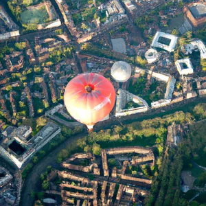 Hot air balloon ride over London: The British capital seen from above