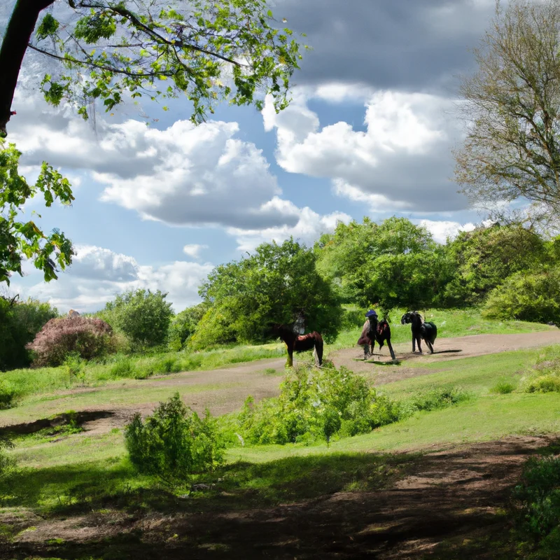 Trent Park: horse riding and unspoiled nature in north London
